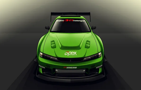 Silvia, Nissan, S14, Drift Spec Vector, by Edcgraphic