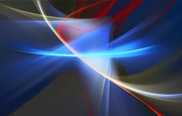 Red, white, grey, blue, lines, veiled
