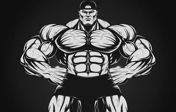Поза, фигура, арт, muscle, мышцы, muscles, пресс, атлет