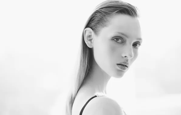 Взгляд, лицо, модель, Vanessa