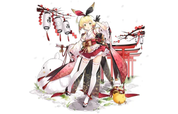 Girl, sexy, thighhighs, dress, anime, beautiful, short hair, pretty