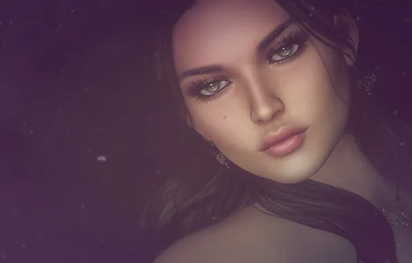 Взгляд, девушка, лицо