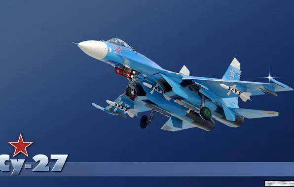 Картинка aircraft, military, aviation, su-27