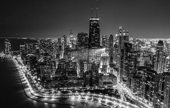 Картинка Чикаго, Мичиган, Небоскребы, Здания, Высота, Америка, Иллинойс, Chicago
