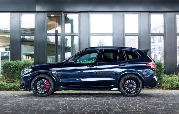 BMW, Blue, Side, Manhart, BMW X3, Manhart MHX3