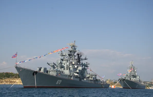 Корабли, Москва, парад, боевые, Сметливый