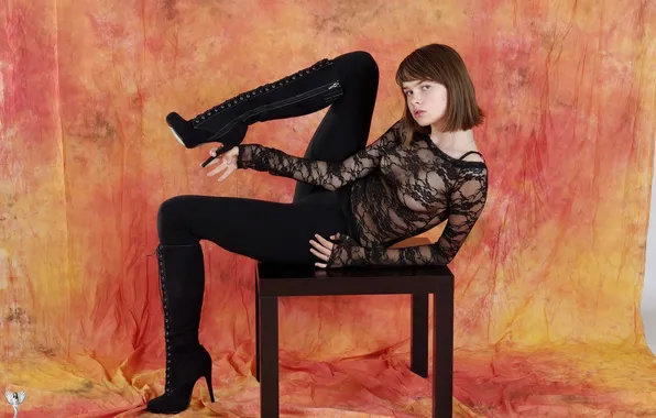 Картинка girl, sexy, model, jeans, cute, boots