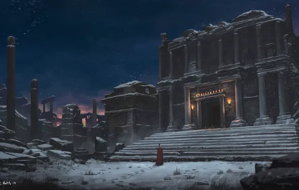 Здание, человек, разрушение, архитектура, запустение, Into the Unknown, the ruin