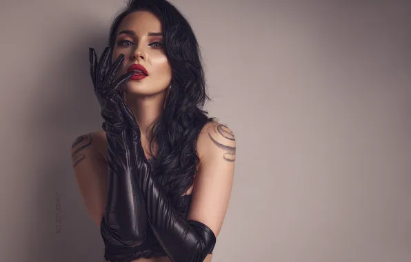 Brunette, look, make up, Kirill Chepurnoy