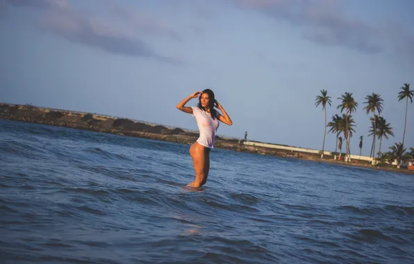 Girl, hot, sexy, wet, beautiful, figure, model, pretty