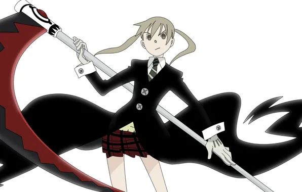 Взгляд, девушка, коса, Пожиратель душ, Soul Eater