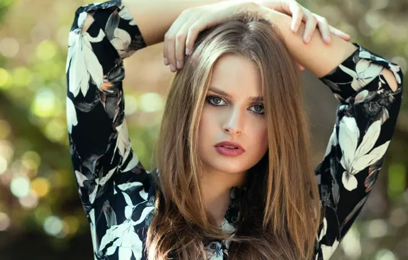 Картинка макияж, губки, локоны, Ariana Sukhykh, Denny Rose