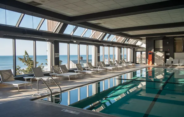 Pool, spa, seawater, Gurneys Montauk resort