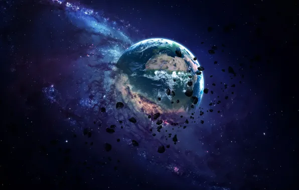 Картинка Planet, destruction, sci fi