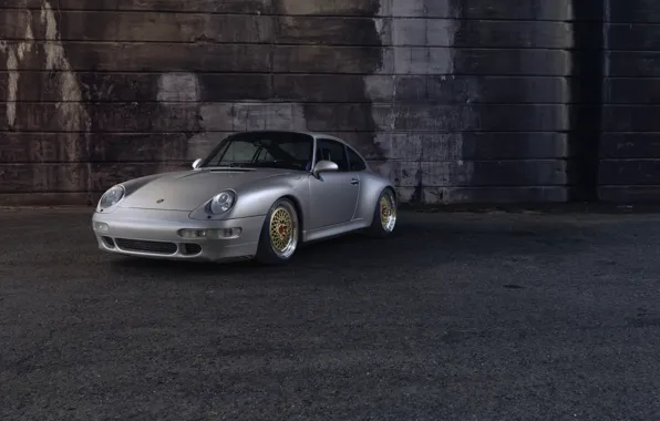 Картинка Porsche, 993, Gold, Wheels