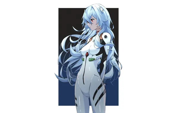 Girl, sexy, Anime, evangelion, ayanami rei, figure, cute, Eva