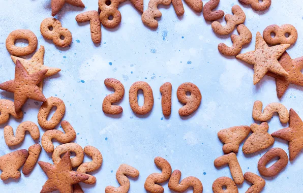 Украшения, Новый Год, Рождество, happy, Christmas, wood, New Year, cookies