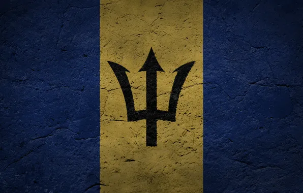 Текстура, флаг, Барбадос, Barbados
