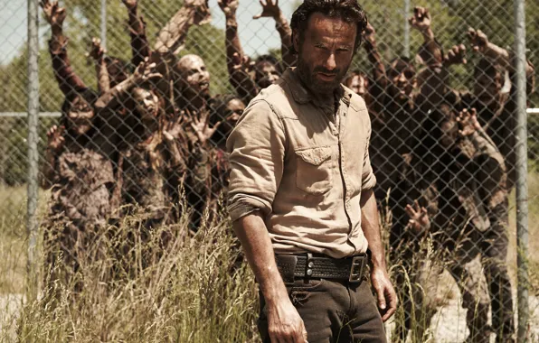 Картинка The Walking Dead, Rick Grimes, Ходячие мертвецы, Andrew Lincoln, Эндрю Линкольн