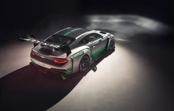 Bentley, Continental, гоночное авто, вид сзади, GT3, 2018