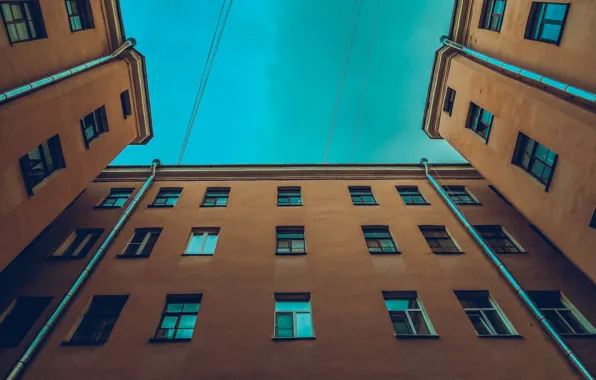 Город, дома, питер, спб