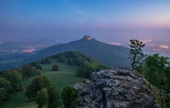 Картинка горы, Германия, Замок Гогенцоллерн