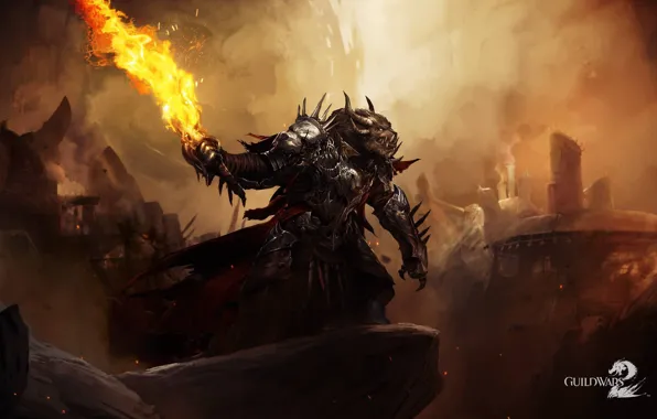 Пейзаж, Огонь, Guild Wars2