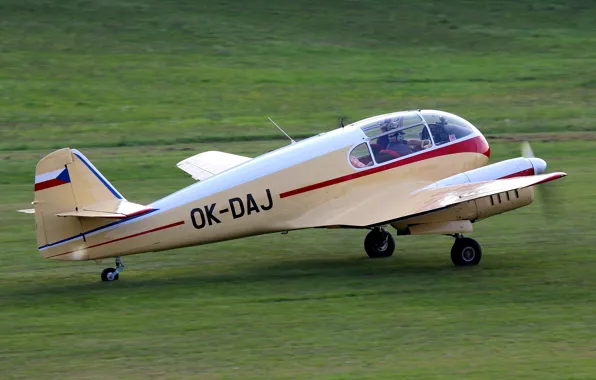 Картинка самолет, легкий, многоцелевой, Aero, чехословацкий, Ae-145, ‘Super Aero’