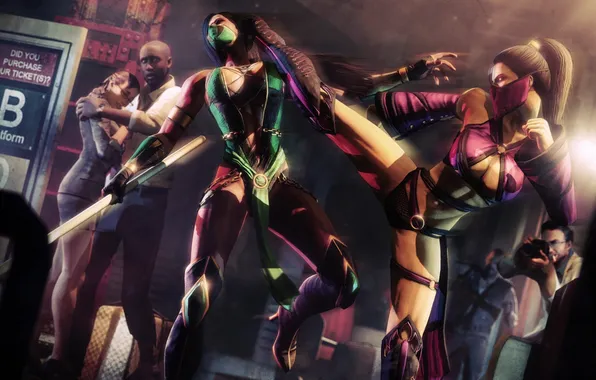 Mortal Kombat, Mileena, Sheva Alomar, Jade