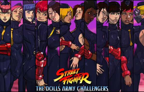 Street Fighter, Decapre, Juli, Jianyu, Santamu, Satsuki, Xiayu, Juni