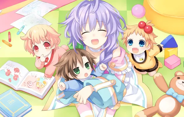 Compa, neptunia, hyperdimension, plutia, peashy