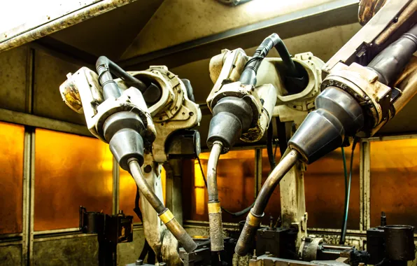 Industrial, high technology, welders, Robotic