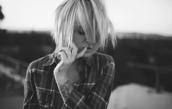 Настроение, красотка, татуировки, маникюр, Alysha Nett
