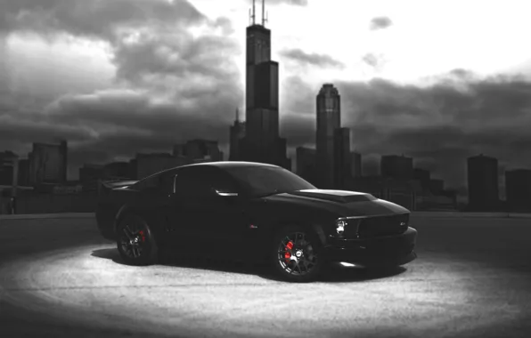 Car, city, mustang, мустанг, wallpaper, америка, ford, shelby