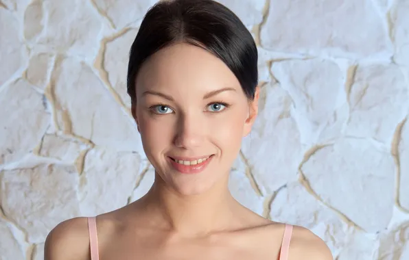 Model, dress, eyes, smile, brunette, actress, Loreen A, beautiful face