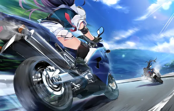 Девушки, скорость, погоня, Grisaia: Phantom Trigger