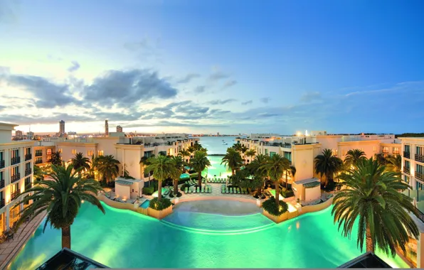 Побережье, бассейн, Австралия, отель, Australia, Palazzo Versace Hotel