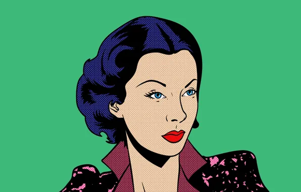 Девушка, Стиль, Girl, Портрет, Style, Portrait, Pop Art, Поп Арт