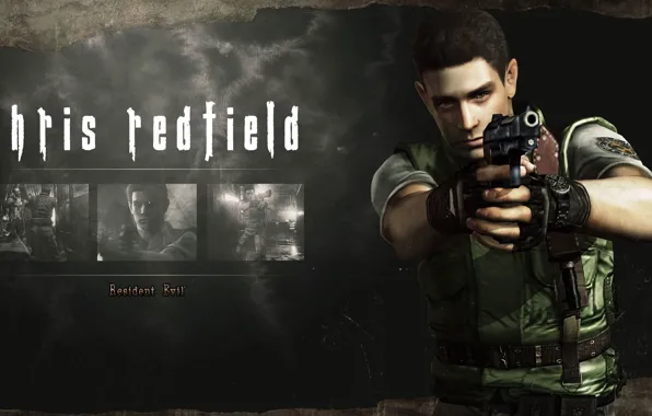 Chris Redfield, Resident Evil HD Remaster, Steam Trading card
