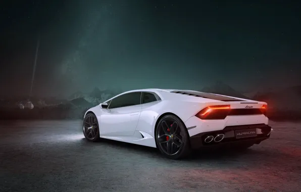 Рендеринг, Lamborghini, суперкар, CGI, Huracan