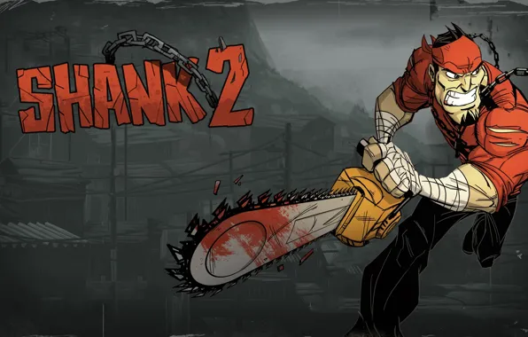 Обои Шенк, Chainsaw, Shank 2, Бензопила На Телефон И Рабочий Стол.