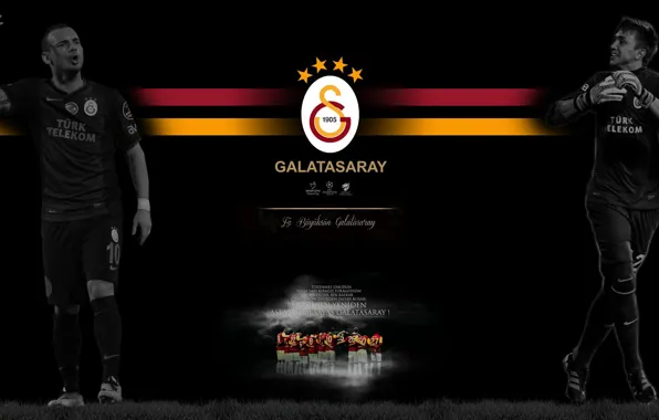 Wallpaper, sport, logo, team, football, players, Galatasaray SK