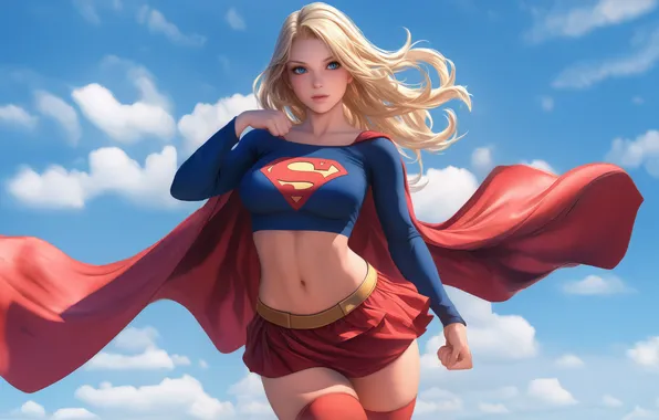 Картинка power, supergirl, untamed