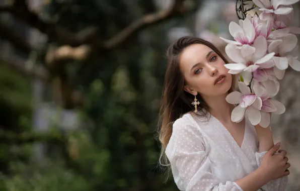 Картинка девушка, весна, Lidia