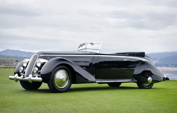 Кабриолет, Classic, Lancia, Хром, Classic car, 1936, Lancia Astura Cabriolet "Tipo Bocca"