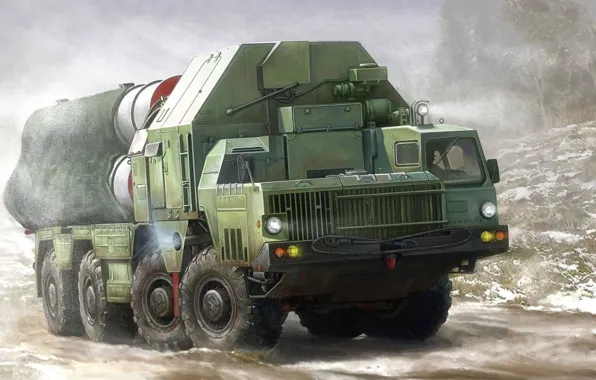 Картинка Россия, ЗРК, Фаворит, зенитно-ракетный комплекс, С-300, Пусковая установка