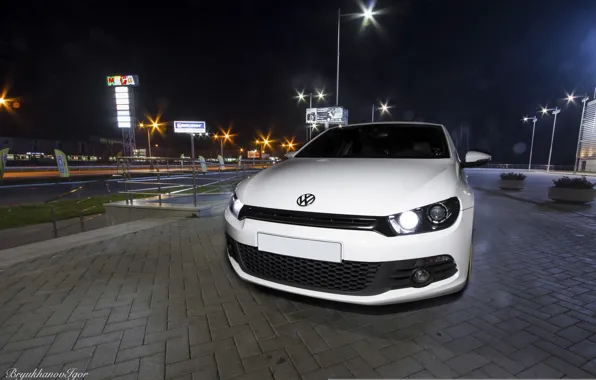 Volkswagen, white, tuning, germany, Scirocco