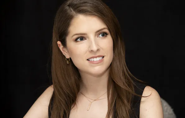 Взгляд, улыбка, актриса, певица, hair, Anna Kendrick, Анна Кендрик