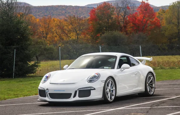 Картинка 911, Porsche, GT3, White