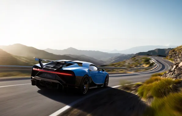 Скорость, Bugatti, гиперкар, Chiron, 2020, Pur Sport